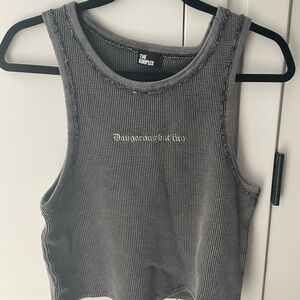 The Kooples Textured Tank Top sleeveless dangerous